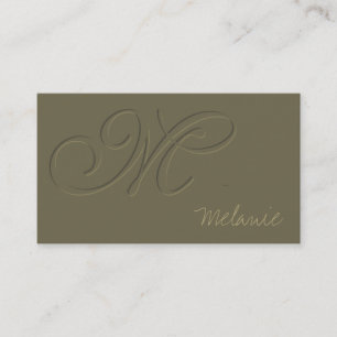 Emboss Business Card