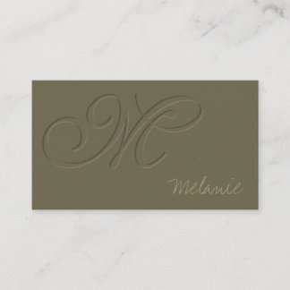 Emboss Business Card