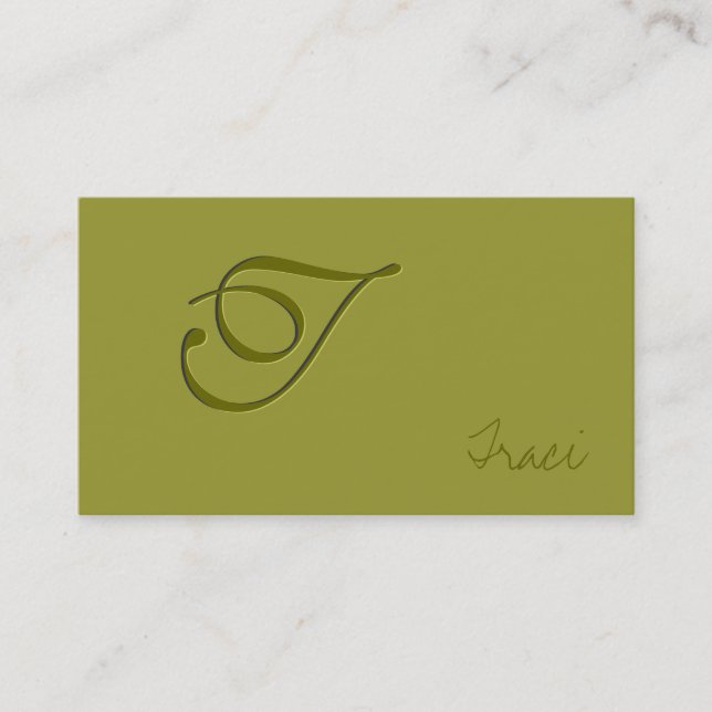 Emboss ii business card (Front)