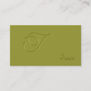 Emboss iii business card