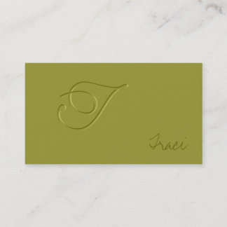 Emboss iii business card