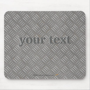 Embossed Aluminium Metal Look Custom Mouse Pad