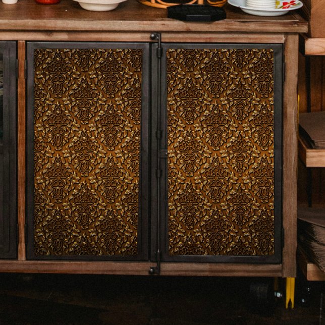 Embossed Brass Leaves Decoupage Tissue Paper (Creator Uploaded)