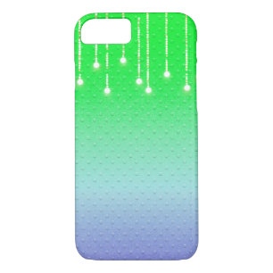 embossed dots with glowing light string iPhone 8/7 case