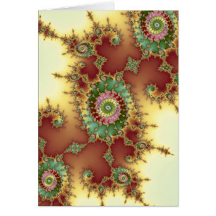 Embossed - Fractal Card