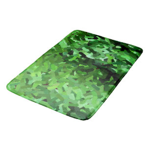 Embossed Green Grass Bath Mat