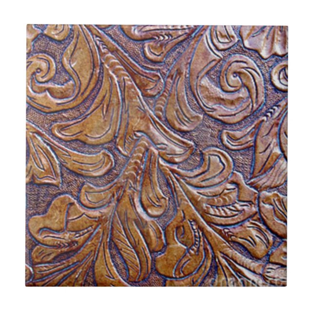 EMBOSSED LEATHER DESIGNS TILE (Front)