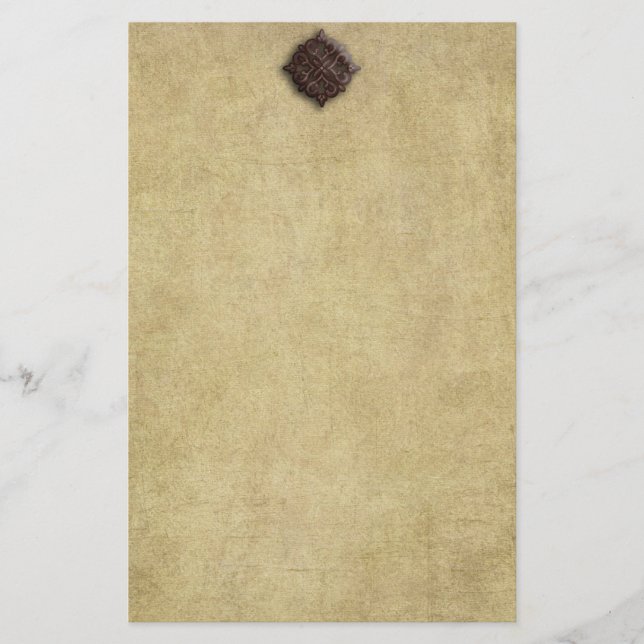 Embossed Medallion- No Lines-Stationery Stationery (Front)