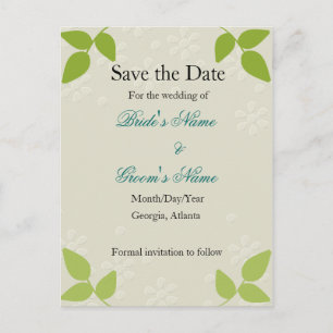 Embossed - Save the Date card