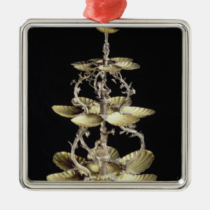 Embossed table centrepiece metal ornament