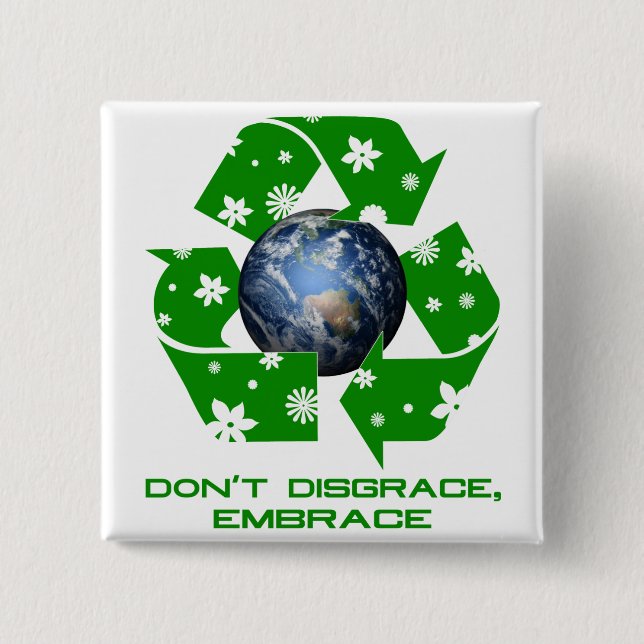Embrace 15 Cm Square Badge (Front)