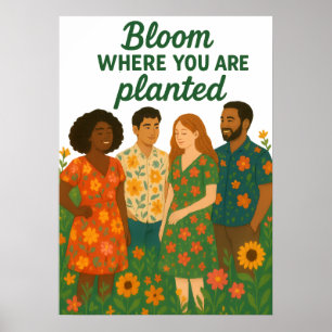 Embrace Beauty with this Refreshing Floral design Poster