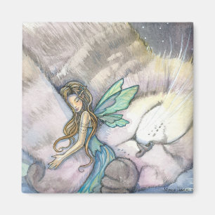 Embrace Cat and Fairy Magnet