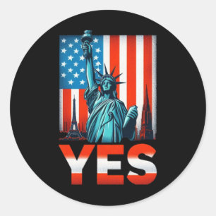 Embrace Change Classic Round Sticker