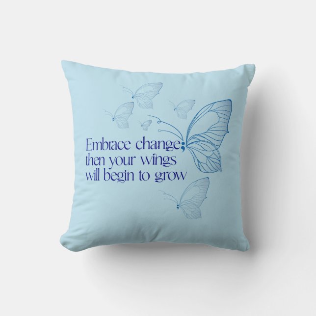 Embrace Change Cushion (Front)