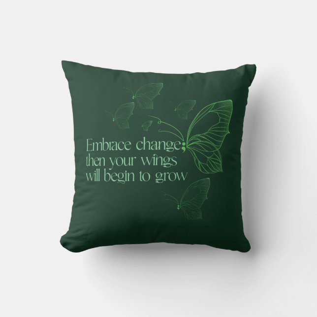Embrace Change Cushion (Front)