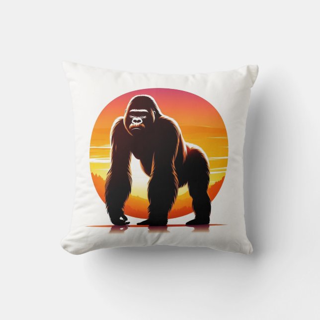 Embrace Comfort: Gorilla-Shaped Memory Foam Pillow (Front)