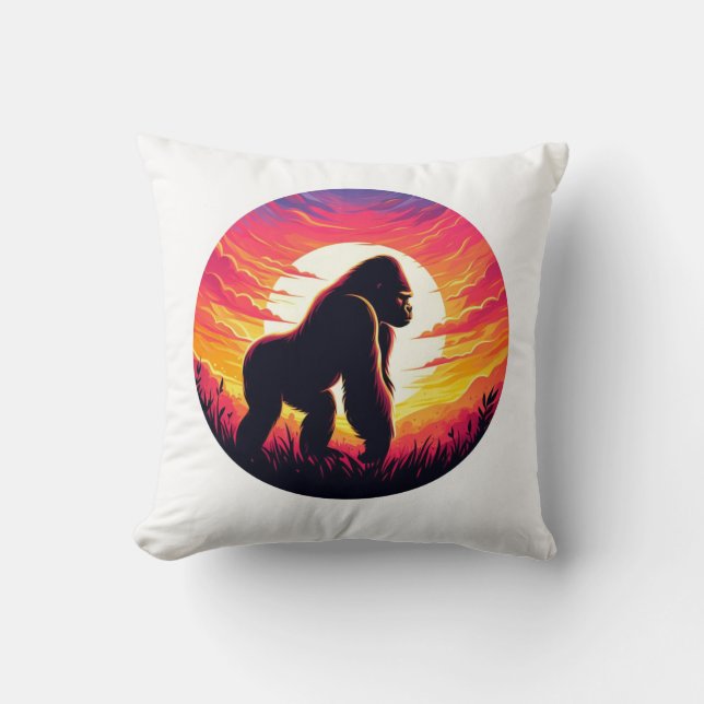 Embrace Comfort: Gorilla-Shaped Memory Foam Pillow (Front)