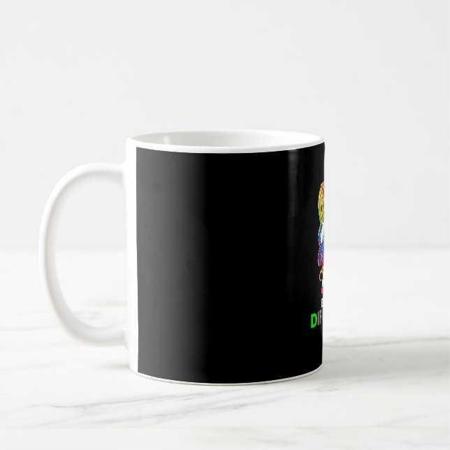 Embrace Difference Unicorn Autism Awareness Divers Coffee Mug (Left)