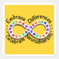 “Embrace Differences, Celebrate...” stickers