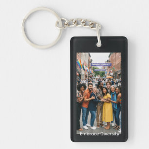 Embrace Diversity Key Ring