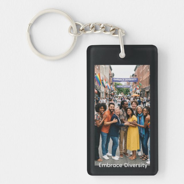 Embrace Diversity Key Ring (Front)