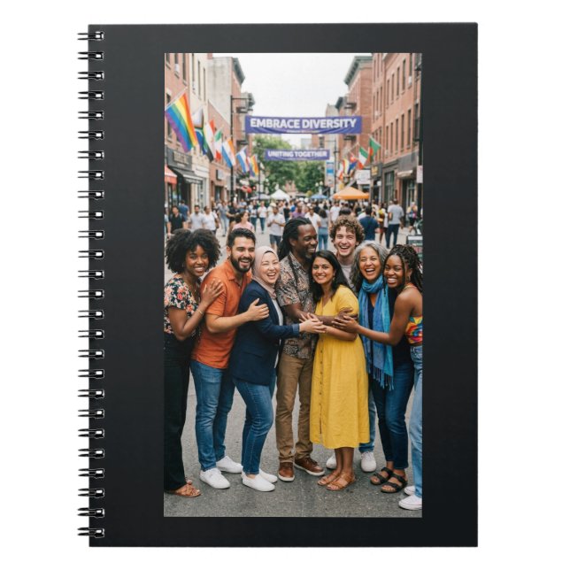 Embrace Diversity+++++ Notebook (Front)
