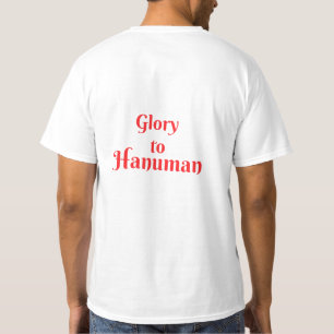 "Embrace Divine Vibes with our 'Glory to Hanuman' T-Shirt