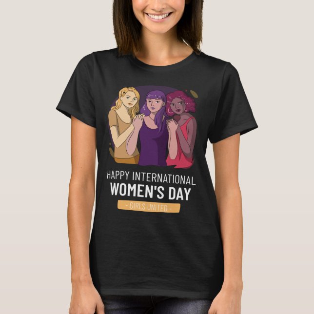 Embrace Equity International Women s Day Strong To T-Shirt (Front)