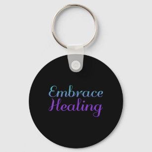 Embrace Healing Prevention Awareness Design Key Ring