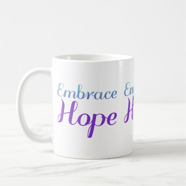 Embrace Hope Prevention Artwork Coffee Mug (Left)