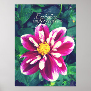 Embrace imperfection poster