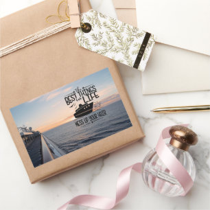 Embrace Life's Messy Adventures Rectangular Sticker