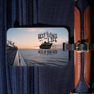 Embrace Life's Messy Beauty Luggage Tag