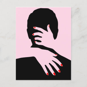 Embrace Love Announcement Postcard