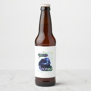 Embrace Monke Beer Bottle Label