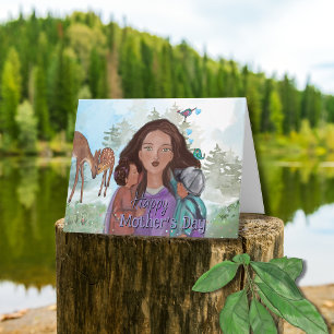 Embrace Mother Nature  – Folded Mother’s Day Card