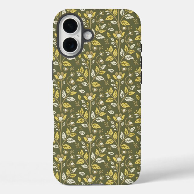 Embrace Nature with Elegant Floral Patterns Case-Mate iPhone Case (Back)