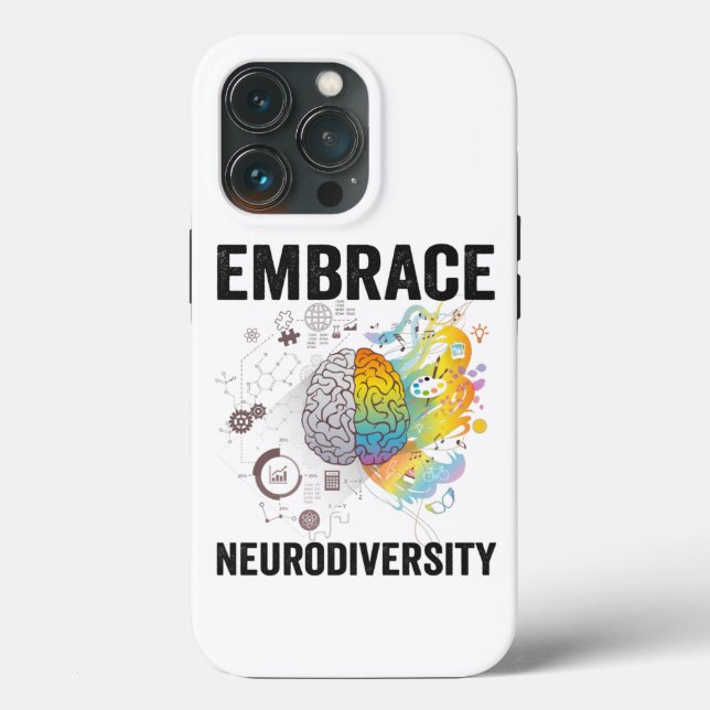 Embrace Neurodiversity Adhd Awareness Giftneurodiv Case-Mate iPhone Case (Back)