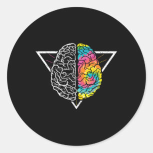 Embrace Neurodiversity ADHD LD Autism Awareness  Classic Round Sticker