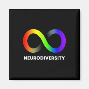 Embrace Neurodiversity Autism Adhd Asd Infinity Ra Magnet