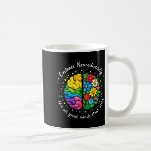 Embrace Neurodiversity Autism Awareness ADHD Coffee Mug