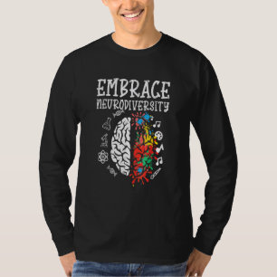 Embrace Neurodiversity Autism Awareness Asd Men Wo T-Shirt