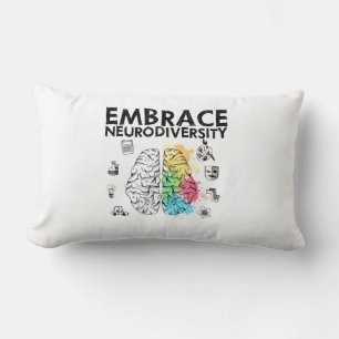 Embrace Neurodiversity Autism Awareness Lumbar Cushion