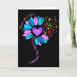 Embrace Neurodiversity Autism Awareness Neurodiver Card
