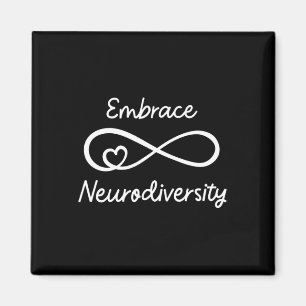Embrace Neurodiversity Autism Awareness Teacher Mo Magnet