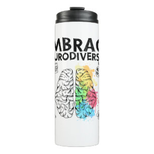 Embrace Neurodiversity Autism Awareness Thermal Tumbler