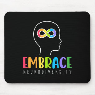 Embrace Neurodiversity Autism Mouse Pad