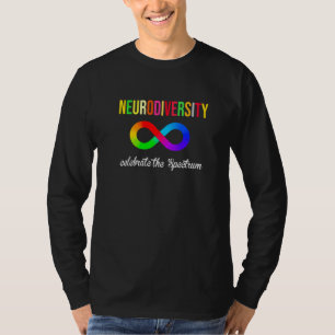 Embrace Neurodiversity Spectrum Asd Adhd Autism T-Shirt