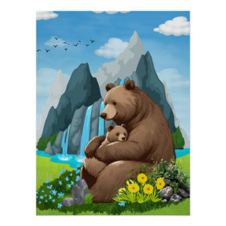 Embrace of Nature Poster